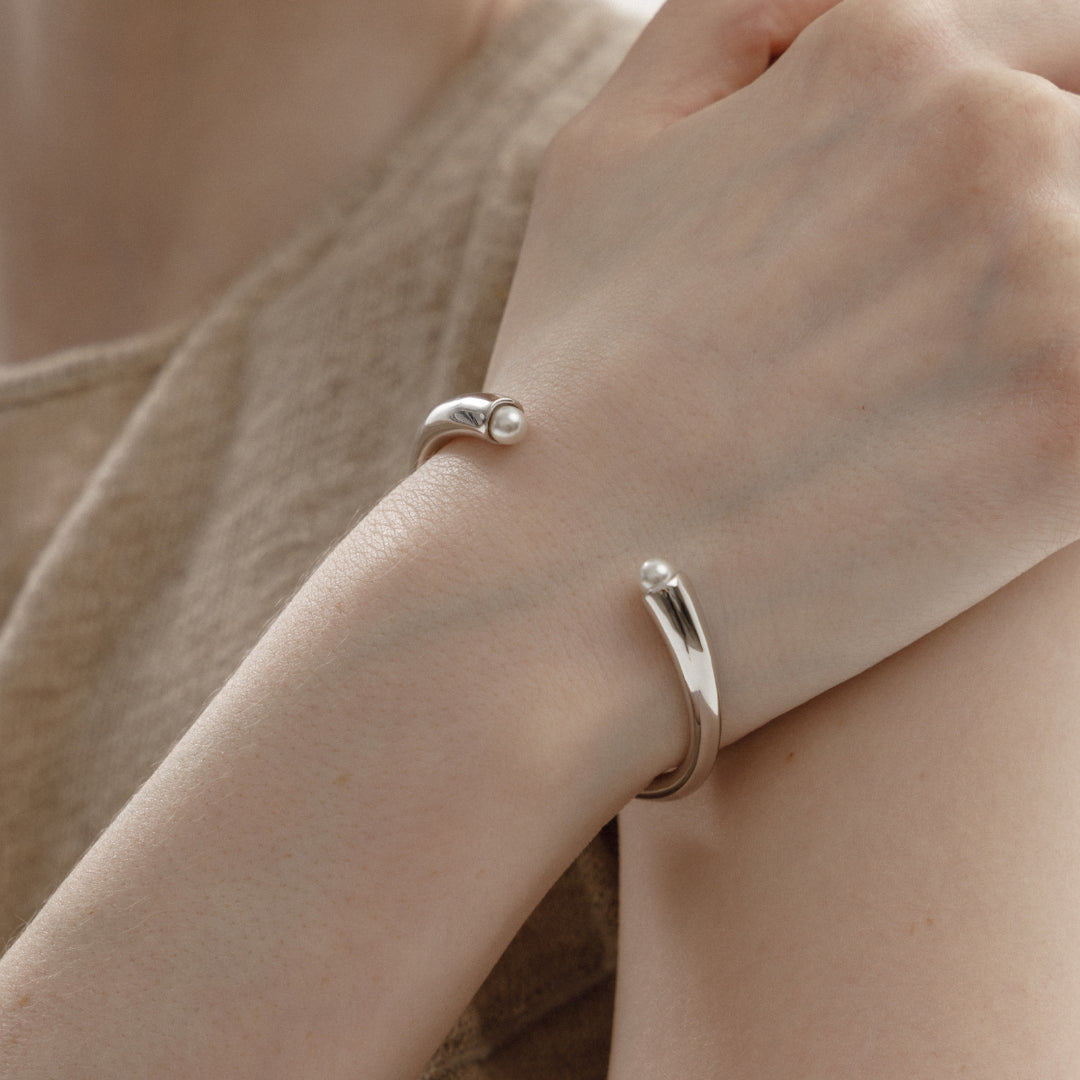 18k White Gold Plated