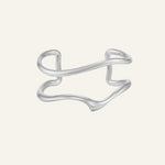 18k White Gold Plated