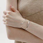 18k White Gold Plated