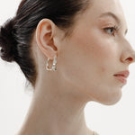 18k White Gold Plated