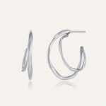 18k White Gold Plated