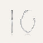 18k White Gold Plated