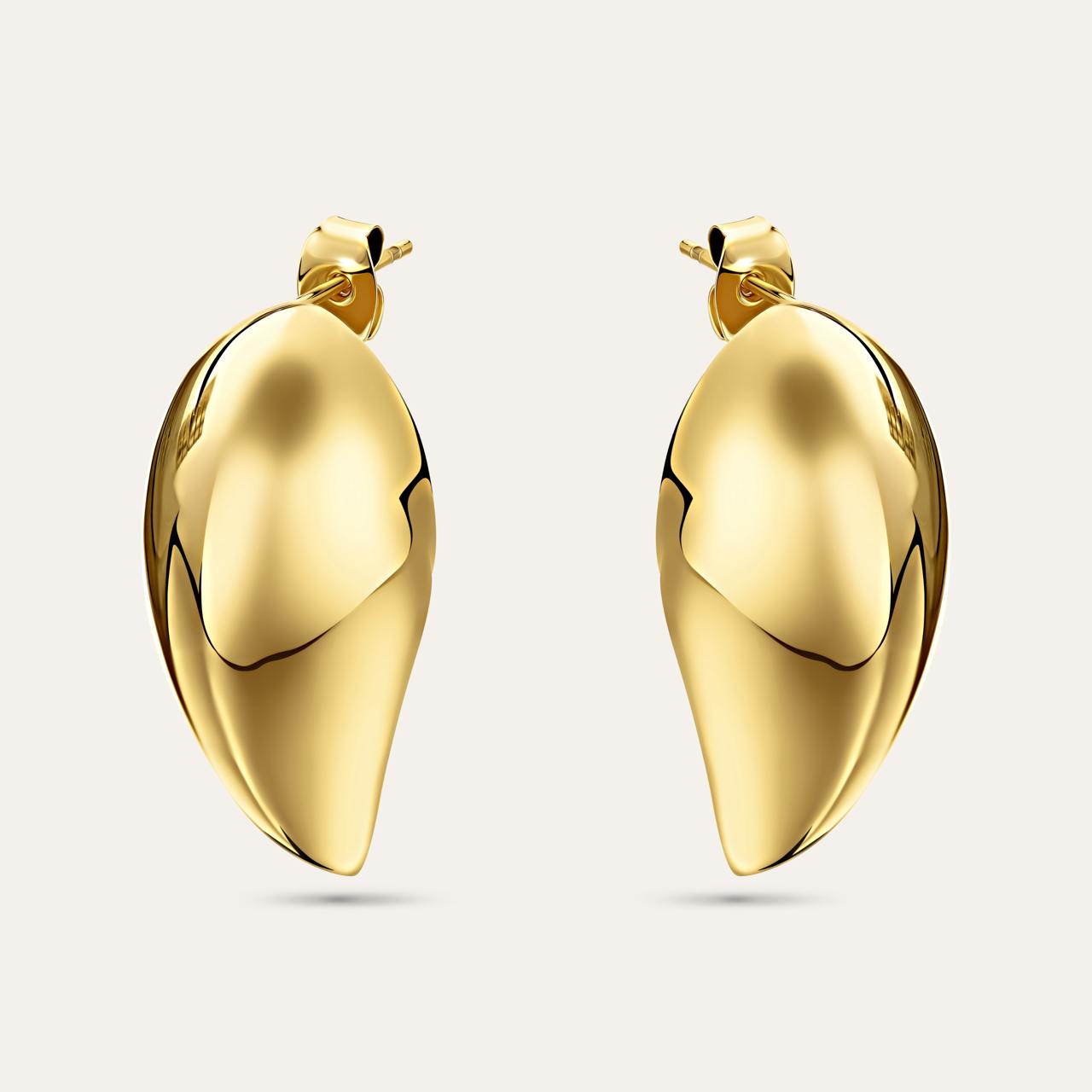 The Horn Bold Earrings Sterling Silver