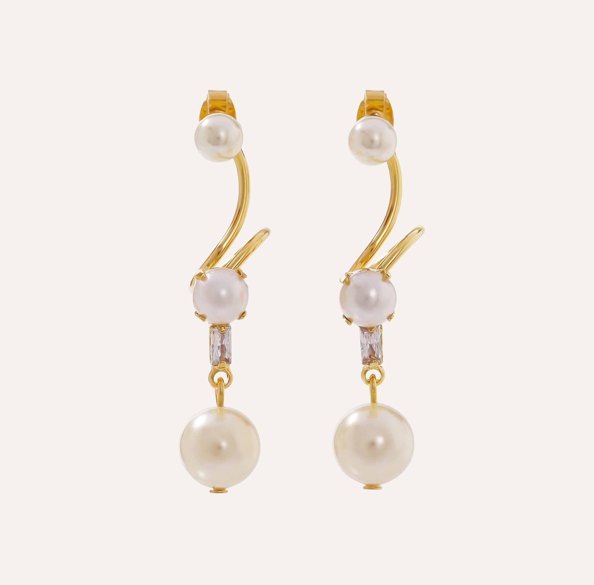 Swing Pearl Earring
