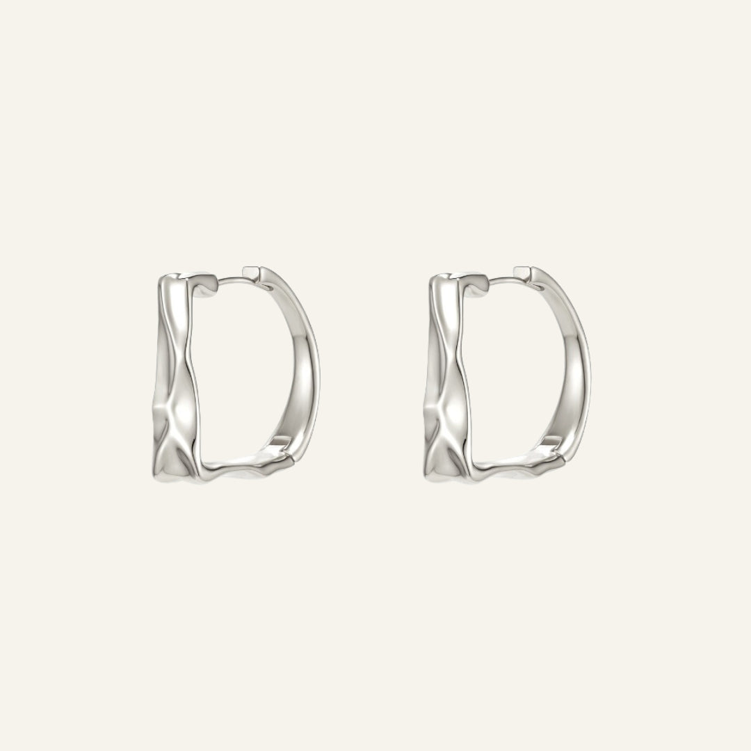 18k White Gold Plated