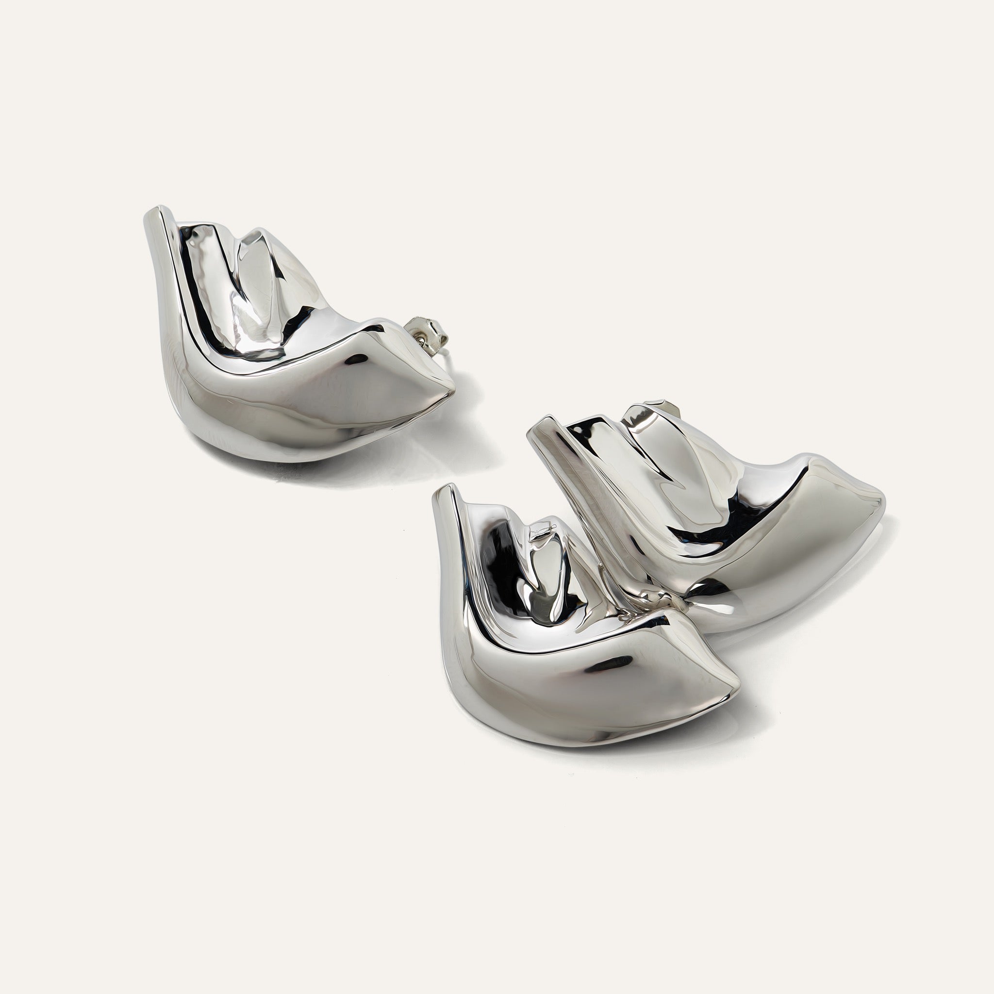 14k White Gold Plated