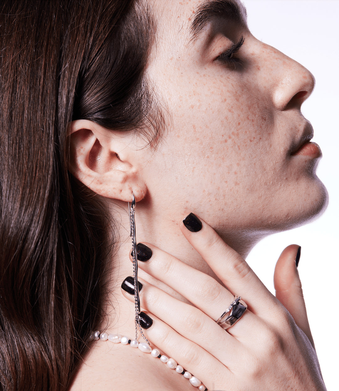 18k White Gold Plated