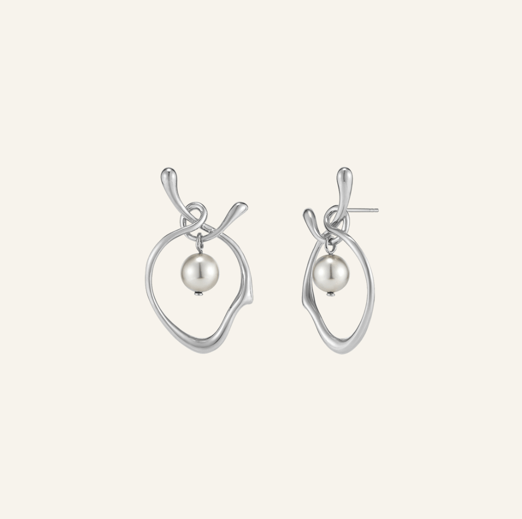 18k White Gold Plated