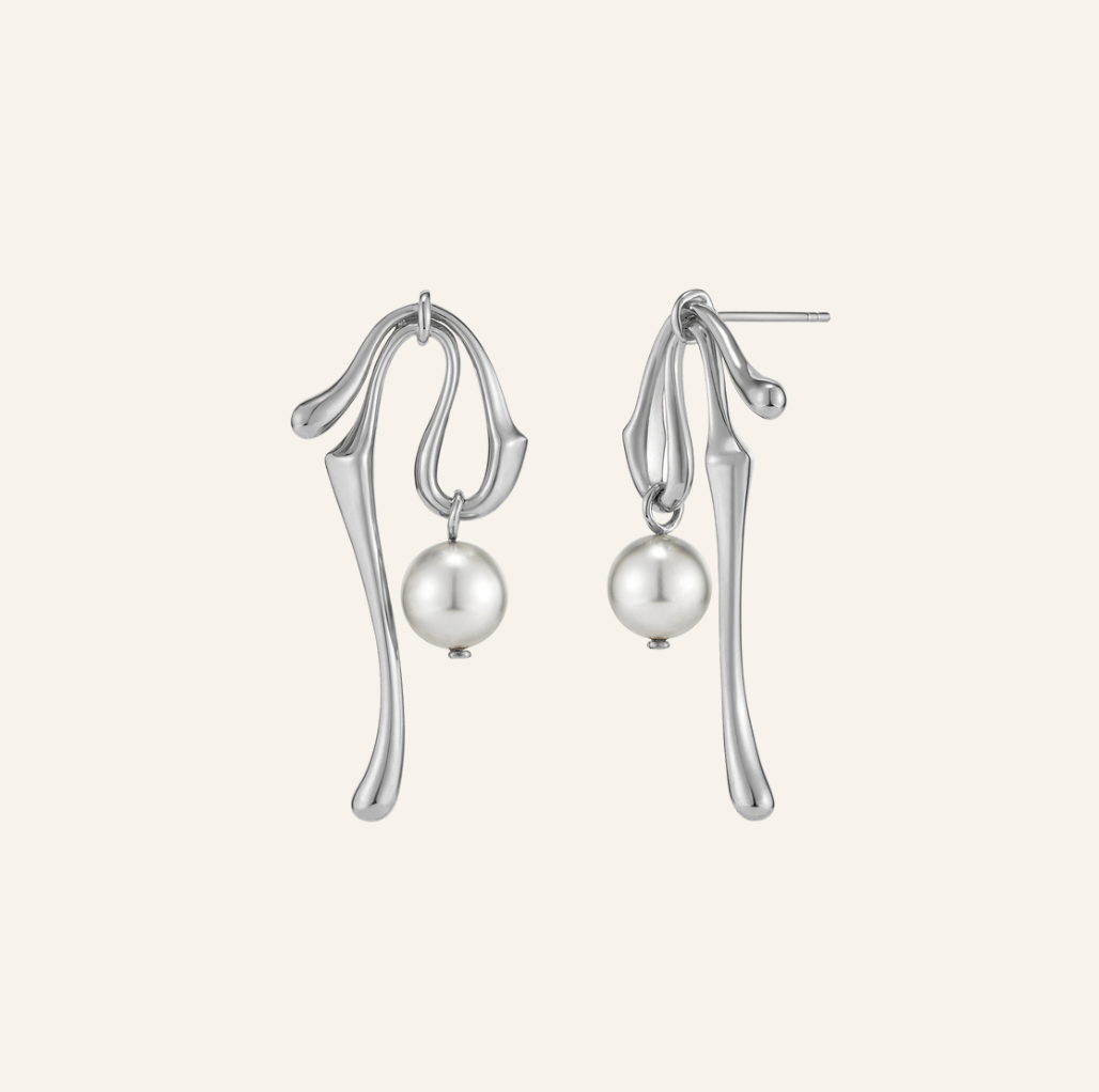 18k White Gold Plated