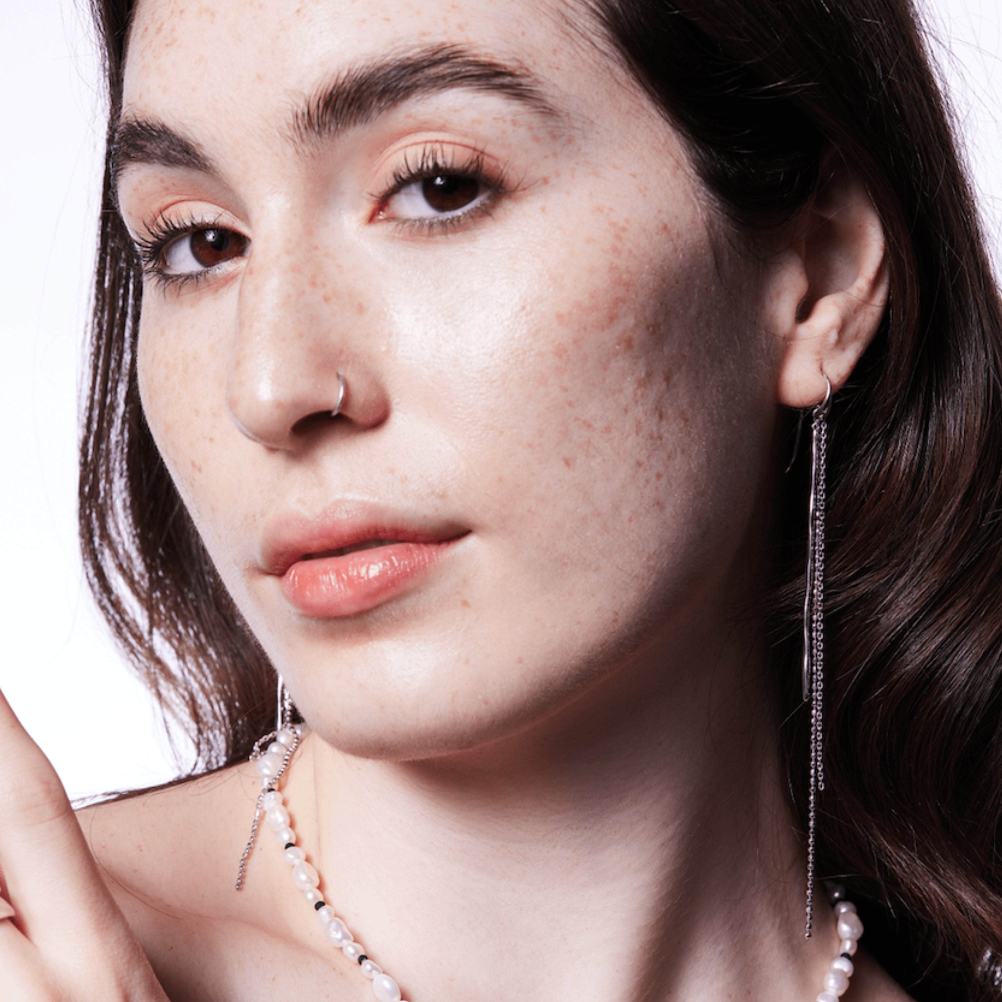 18k White Gold Plated