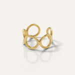 Laura Ring With Gold Plated Circles