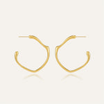 Heradi Earrings  HA004E(Medium) 18k Gold Plated